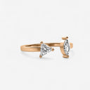 Marquise and Trillion Open Mixed Cuff Ring