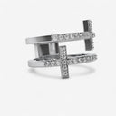 Double Sideways Cross Ring