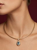 LYRE Aquamarine Pendant
