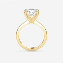 Round Petite Solitaire Engagement Ring