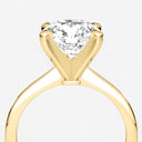 Round Petite Solitaire Engagement Ring