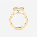 Round Bezel Set Solitaire Engagement Ring
