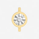 Round Bezel Set Solitaire Engagement Ring