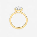 Round Basket Solitaire Engagement Ring