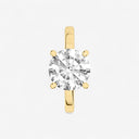 Round Hidden Halo Engagement Ring