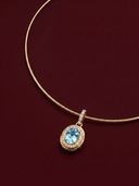 LYRE Aquamarine Pendant